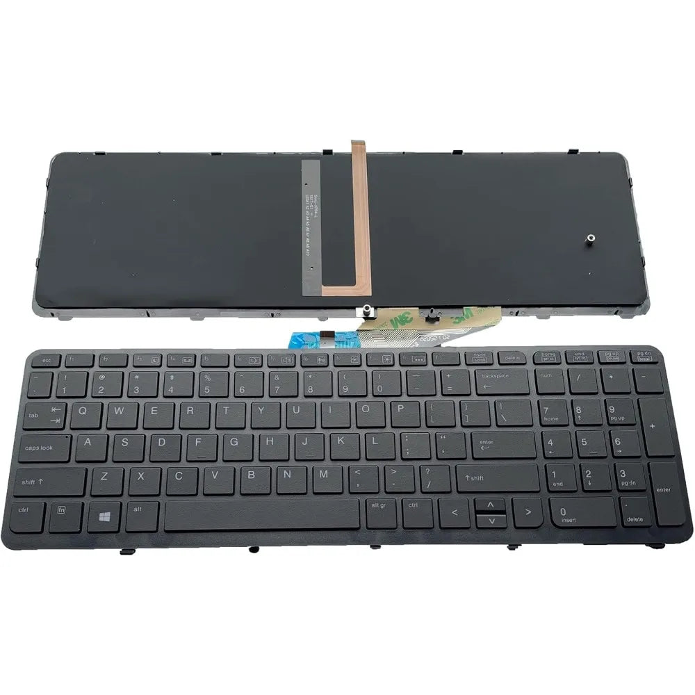 Laptop Replacement US Layout Keyboard for HP ZBOOK 15 G1 15 G2 17 G1 17 G2 Series No Pointing with Backlight