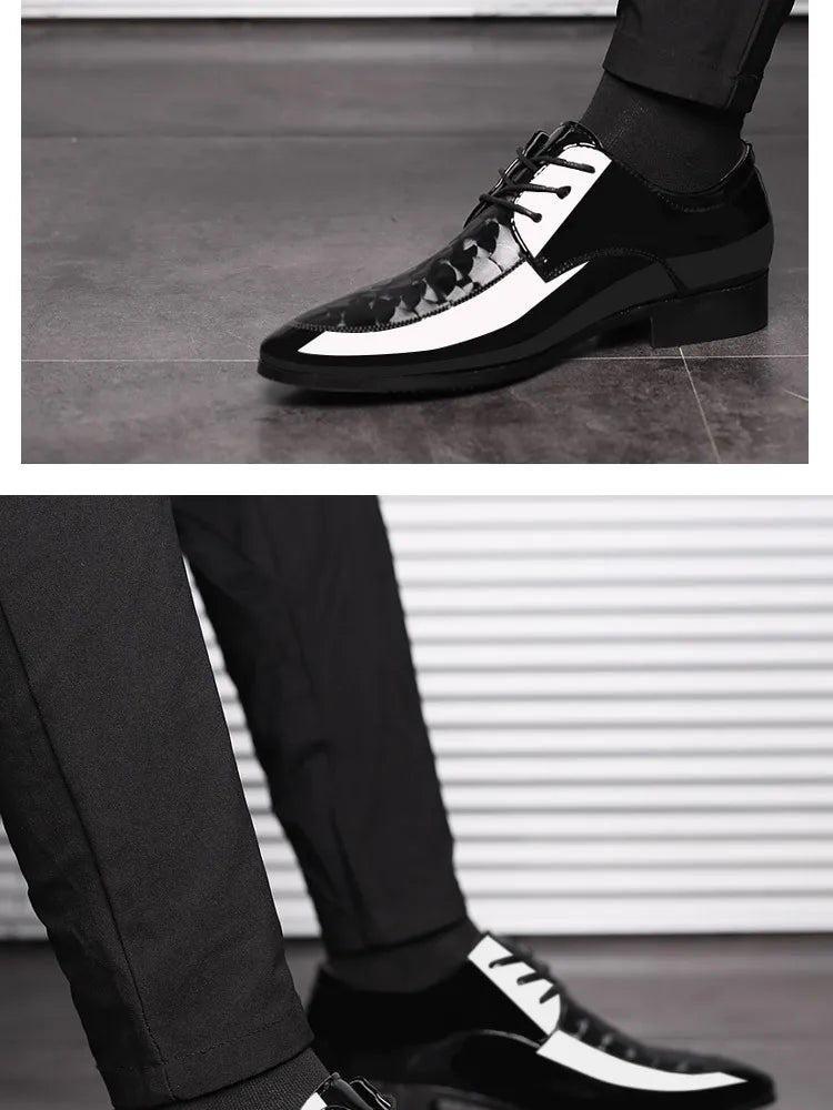 Designer Leather Shoes for Men Business Dress Shoes Versatile Wedding Shoes Men Shoe Classic Loafers Men Zapatos Para Hombres