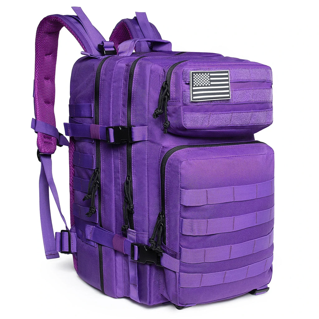 Outdoor 45L GYM Fitness Style Backpacks for men/women Tactical Training Molle Survival Bag Hiking Trekking Rucksack School bag