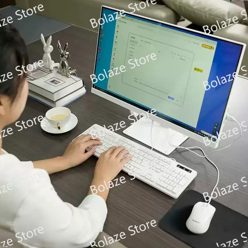 All in One Desktop PC  Processor 19 Inch Screen Home Office Gaming All-in-One Computer All-in-One Desktop