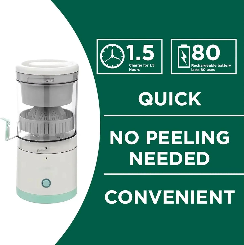 Portable USB Juicer Fully Automatic Fruit Juice Extractor Household Electric Squeezer for Orange Lemon