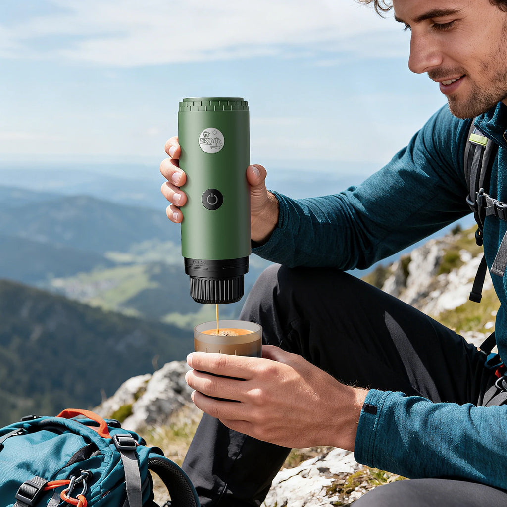 Portable Espresso Machine 3-in-1 Travel Coffee Maker for Camping Hiking Office Self-Heating with USB-C 2026new