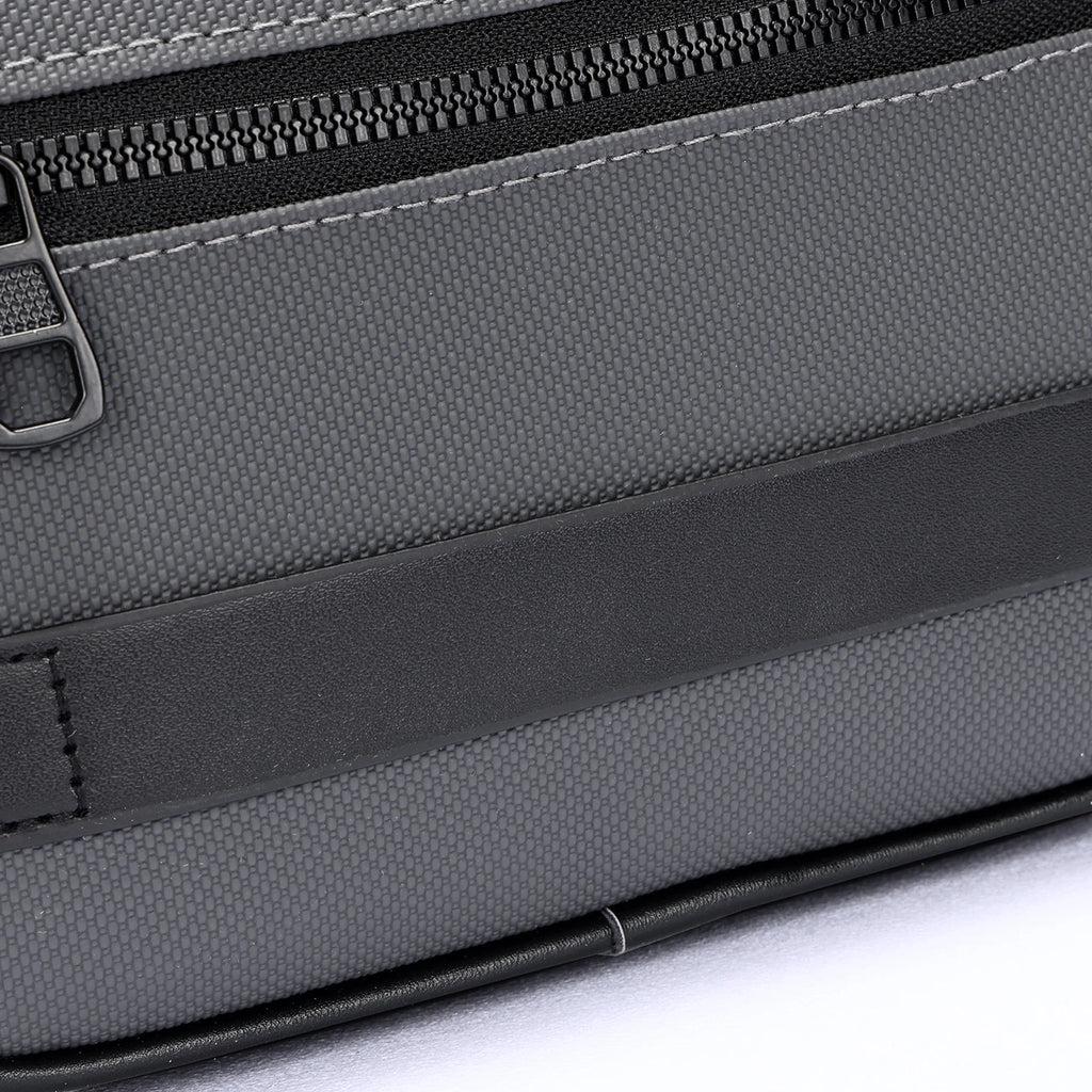 Adjustable Strap Men's Business Bag – Soft PU Leather Crossbody for Commute Travel & Daily Use