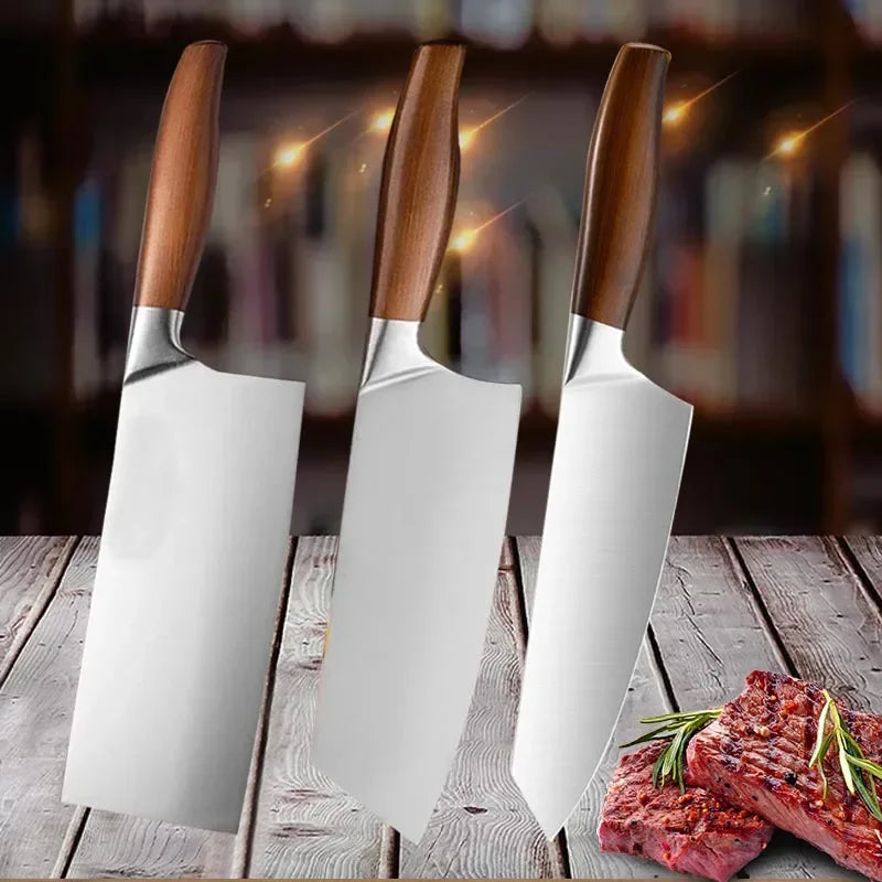 Japanese Chef's Knives Kitchen Boning Knife Meat Cleaver Fish Slicing Stainless Steel Butcher Knife Kitchen Accessories