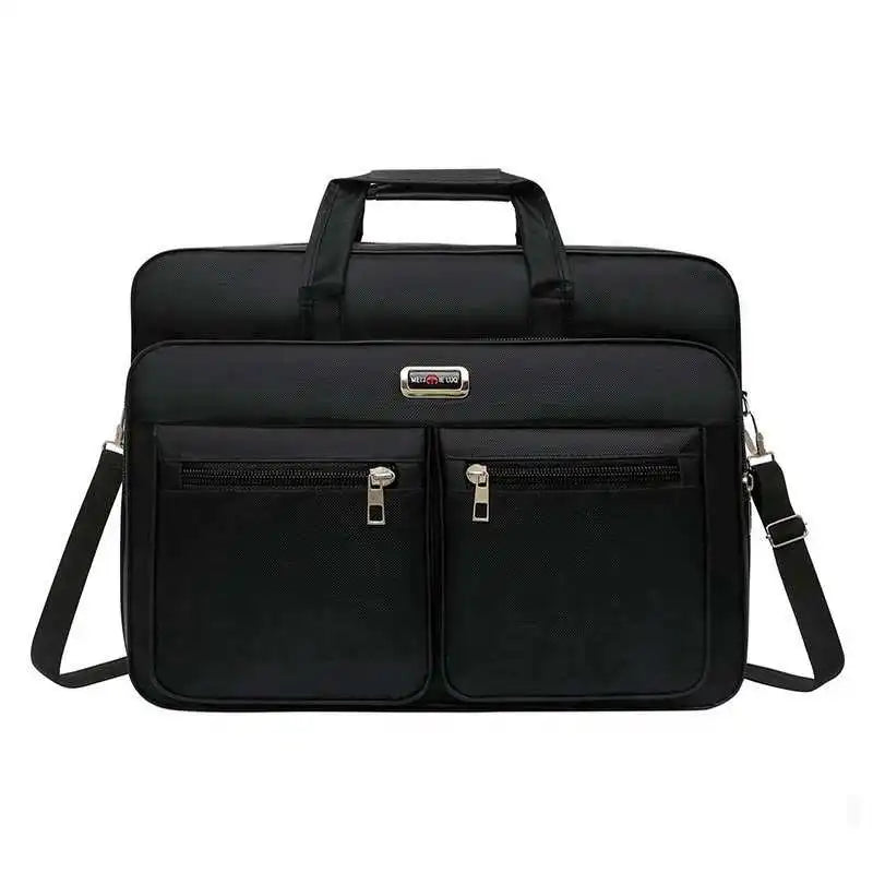 Casual Oxford Cloth Men's Shoulder Crossbody Bag Large Capacity Business Travel Handbag Leisure Sports Bag Stylish Durable