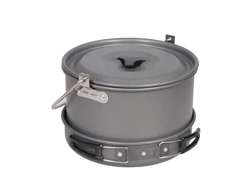 Lightweight and Portable Camping Cookware Set, Pot and Pan with Carrying Bag, Perfect for Outdoor Camping