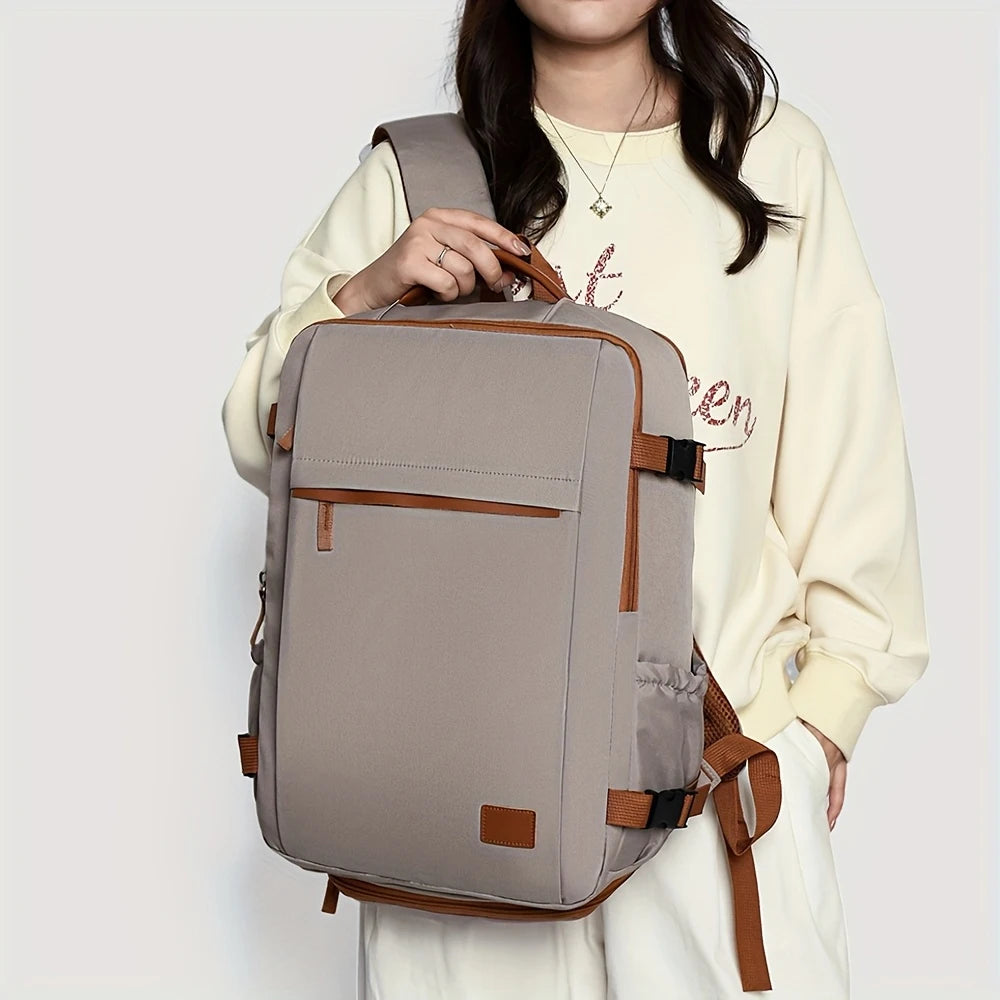 Business Travel Backpack, High-End Thickened Backpack, Shock-Resistant, Large Capacity, Lightweight, Business Travel Luggage Bag