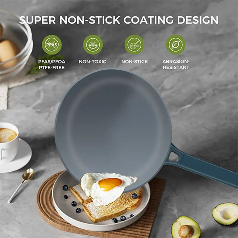 28cm Nonstick Ceramic Frying Pan Skillet Healthy Non Toxic Egg Omelet Chef's Pan Steak Skillet Kitchen Cookware Skillet