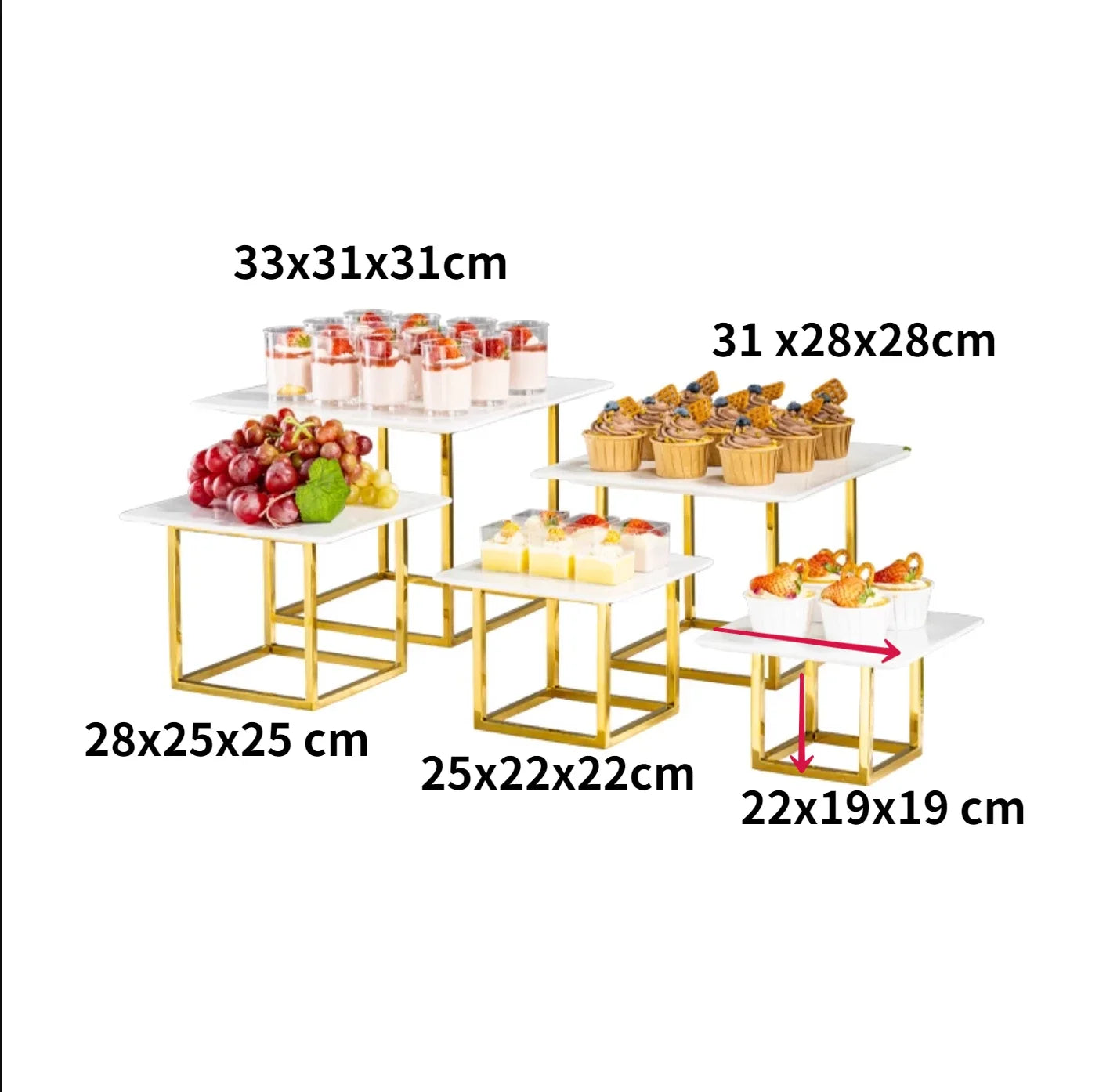 Wedding Buffet Cake Sweet Food Bread Cake Flower Dessert Holder Dessert Table Cake Stand Buffet Banquet Tea Break Metal Holder