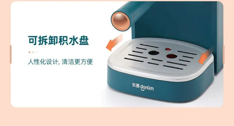 Coffee machine Household Italian high pressure steam beating milk foam grinding beans freshly brewed coffee coffee machine new