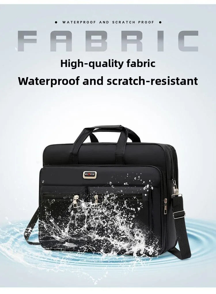 Casual Oxford Cloth Men's Shoulder Crossbody Bag Large Capacity Business Travel Handbag Leisure Sports Bag Stylish Durable