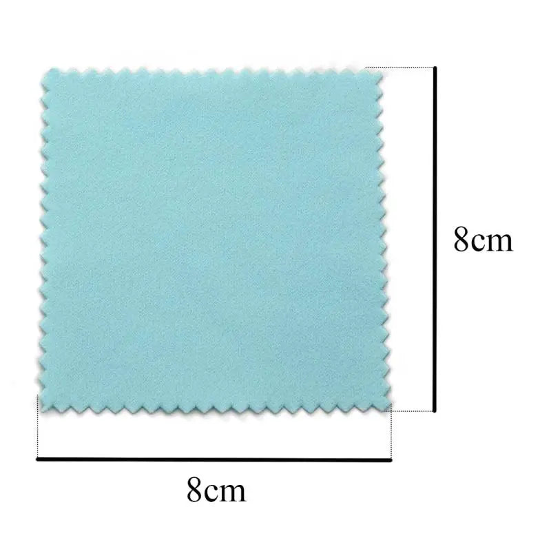 50pcs Silverware Polishing Cloth Soft Cleaning Polishing Cloth Clean Wipe Wiping Cloth For Silver Gold Jewelry Tools Equipments