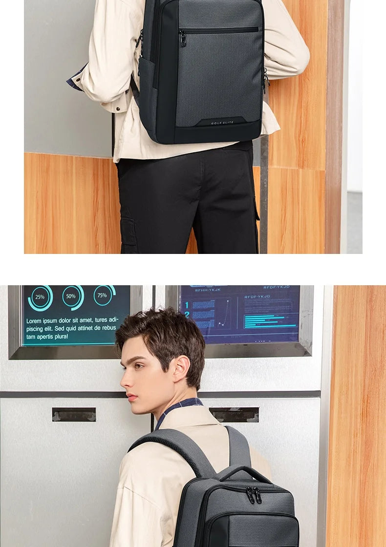 GOLF backpack men's high-capacity business backpack 2024 new business travel computer travel bag for college students