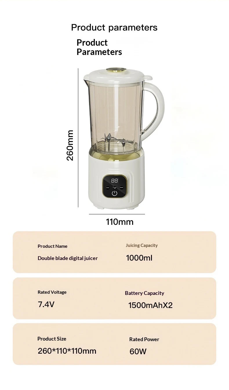 Portable Slow Juicer Automatic Electric Juicer Orange Lemon Fruit Blender Mini Household kitchen Juice Mixer Fruit Juicer USB