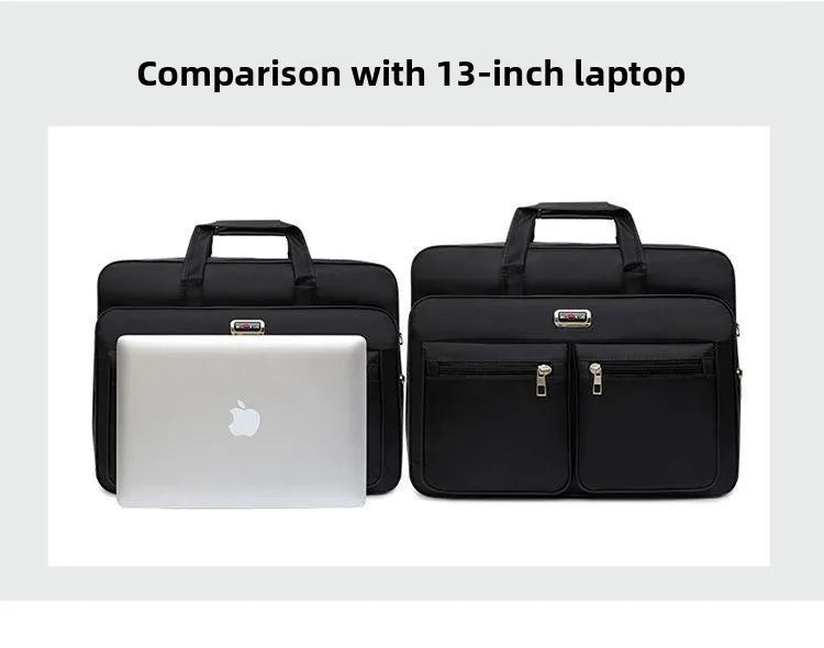 Casual Oxford Cloth Men's Shoulder Crossbody Bag Large Capacity Business Travel Handbag Leisure Sports Bag Stylish Durable