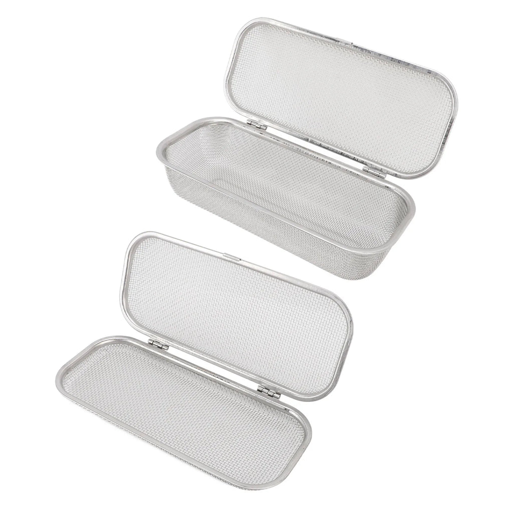 Dishwasher Basket 304 Stainless Steel Dishwasher Silverware Holder Mesh Drain Safe Multifunctional Rectangular for Small Items