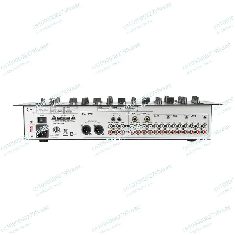 Professional DJ Mixer 5 Channel Output with EQ Music DJ Mixer