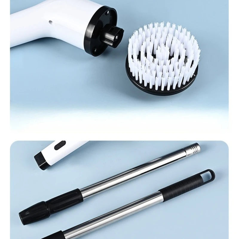 Kitchen and Bathroom Electric Cleaning Brush Charge Gadgets Products Supplies Household Tools Accessories Merchandises Home