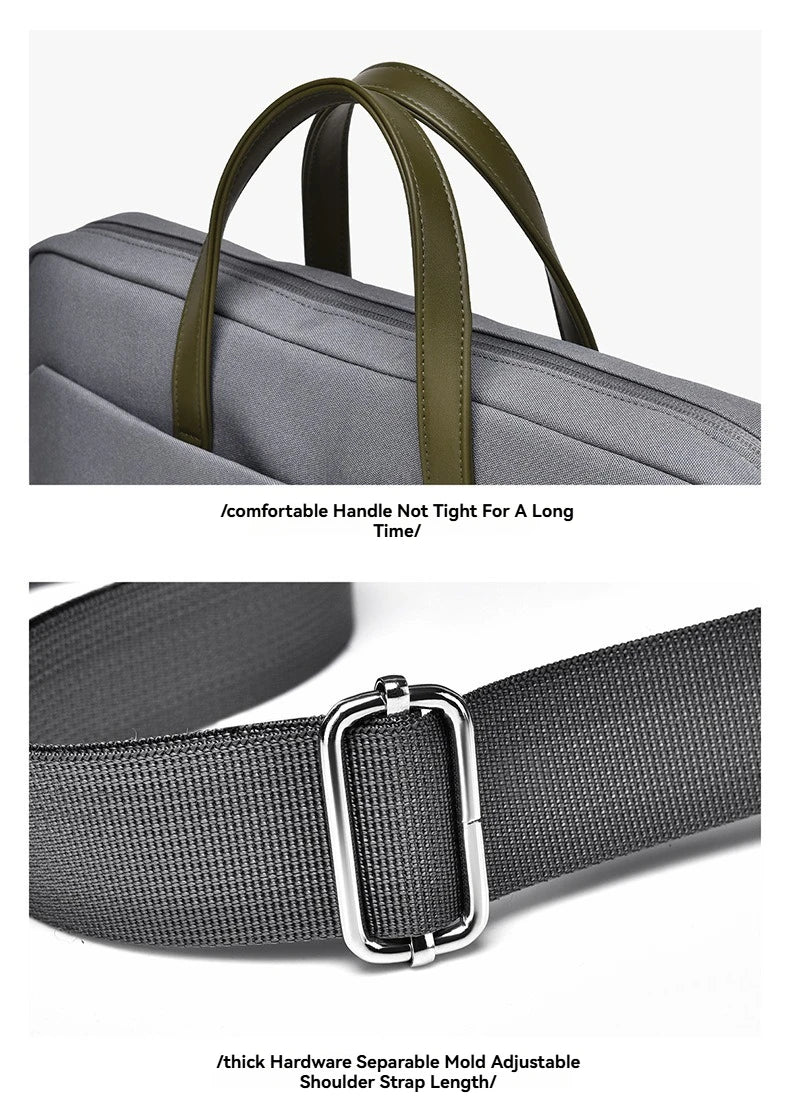 Laptop Bag For Macbook Air Pro 13 16 Case Xiaomi Lenovo Dell HP 13.3 14 15.6 17.3 Inch Notebook Case Shoulder HandBag Briefcases