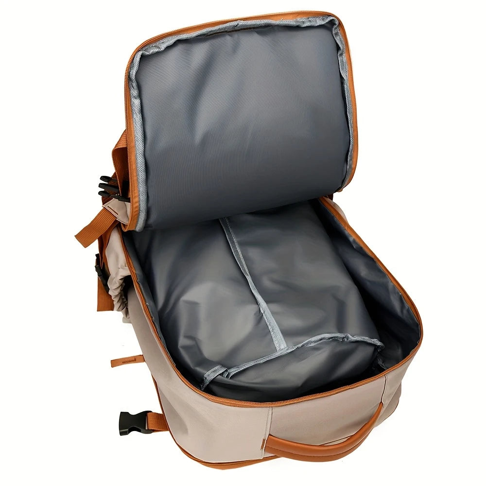 Business Travel Backpack, High-End Thickened Backpack, Shock-Resistant, Large Capacity, Lightweight, Business Travel Luggage Bag