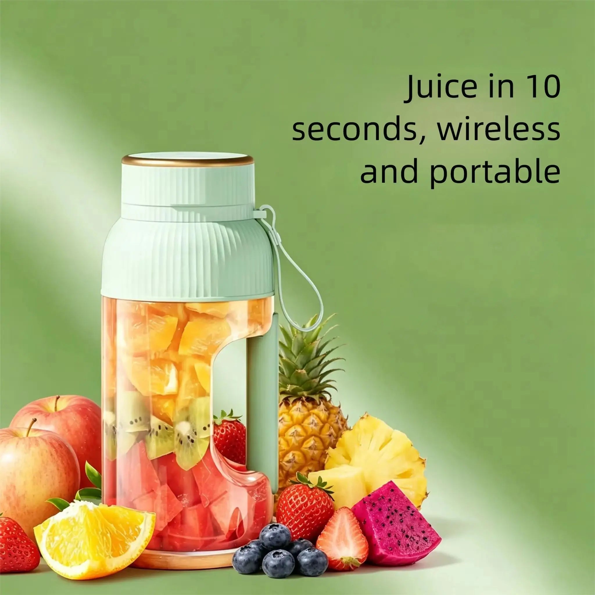 Fruit Juicer Cup Portable Electric Fruit Mixer Stirrng Cup Large Capacity Smoothie Quick Making Bottle Suitable Juice Production