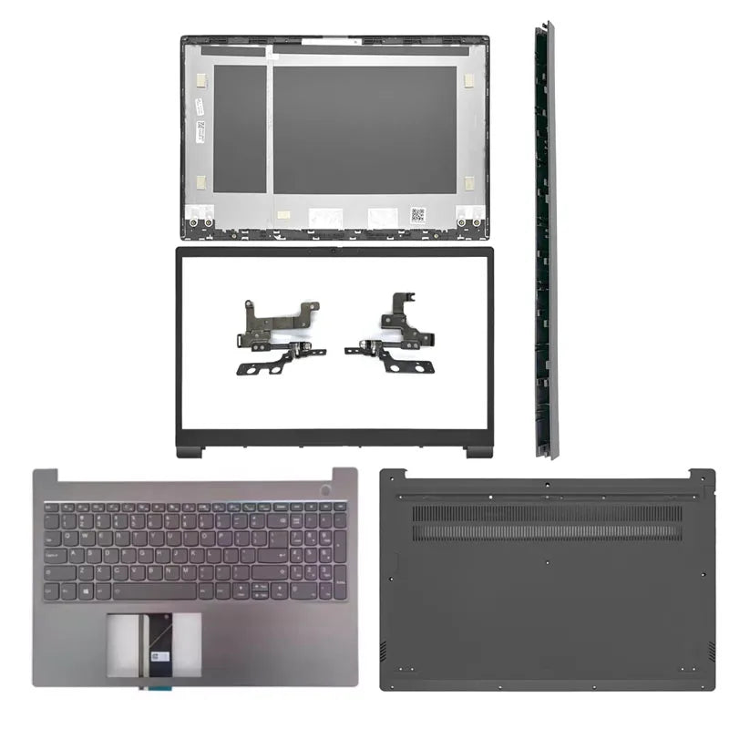 New For ThinkBook 15 IIL 15-IML 15-IIL Laptop Shell LCD Top cover/Back Cover/Front Bezel/Hinges/Bottom Case  Keyboard 15.6-inch