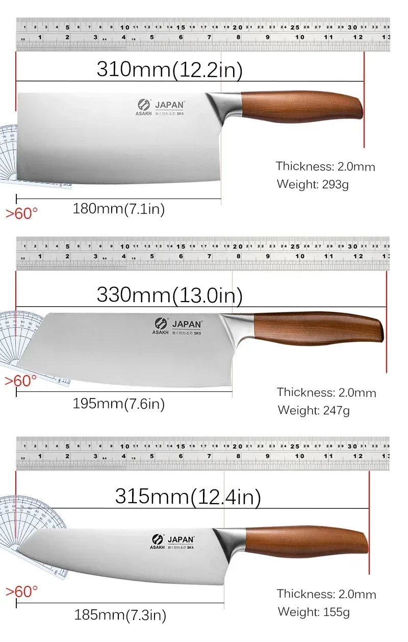 Japanese Chef's Knives Kitchen Boning Knife Meat Cleaver Fish Slicing Stainless Steel Butcher Knife Kitchen Accessories