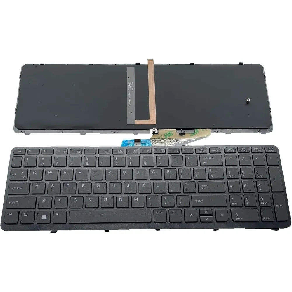 Laptop Replacement US Layout Keyboard for HP ZBOOK 15 G1 15 G2 17 G1 17 G2 Series No Pointing with Backlight