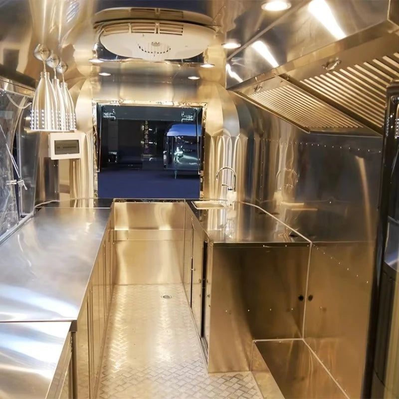 Carros De Comida Comercial Restaurant Catering Food Trailer Mobile Snack Bar Trailers Food Truck with Full Kitchen Equipment