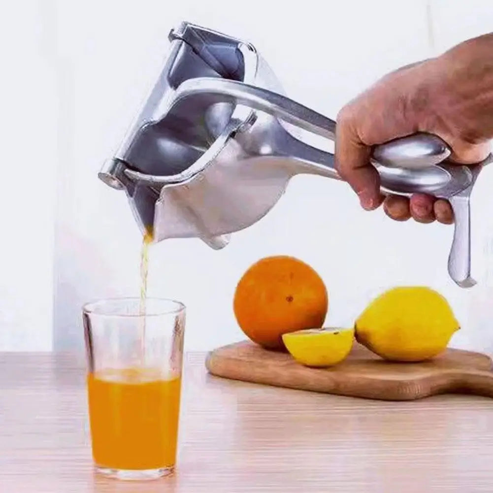 Manual Juicer, Fruit Juice Squeezer, Detachable Heavy Duty Easy Manual Citrus Squeezer Press Juicer Extractor Tool, Aluminum