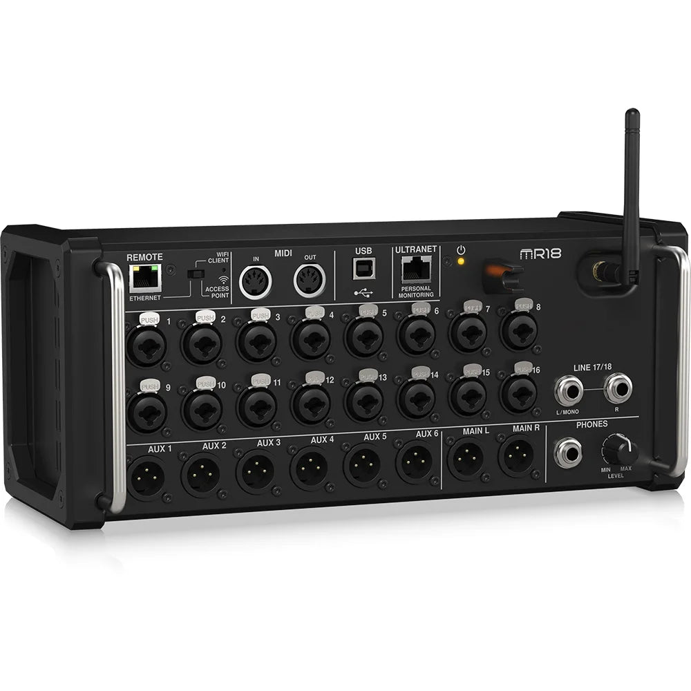 Ari 1:1 Mr18 Professional Digital Mixer Wifi Usb Professional Multi Track Recording Audio Console Dj Studio Audio Mixing Console
