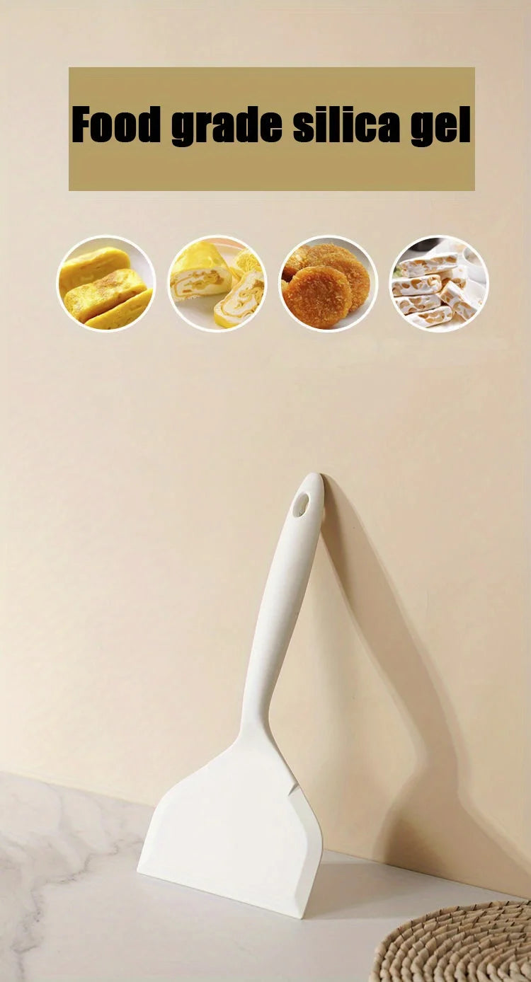 1 Pieces，Silicone Spatula，Tamagoyaki Spatula，Heat-resistant Egg Spatula，Non-Stick Cooking Spatula，Silicone Kitchen Turner，Very s