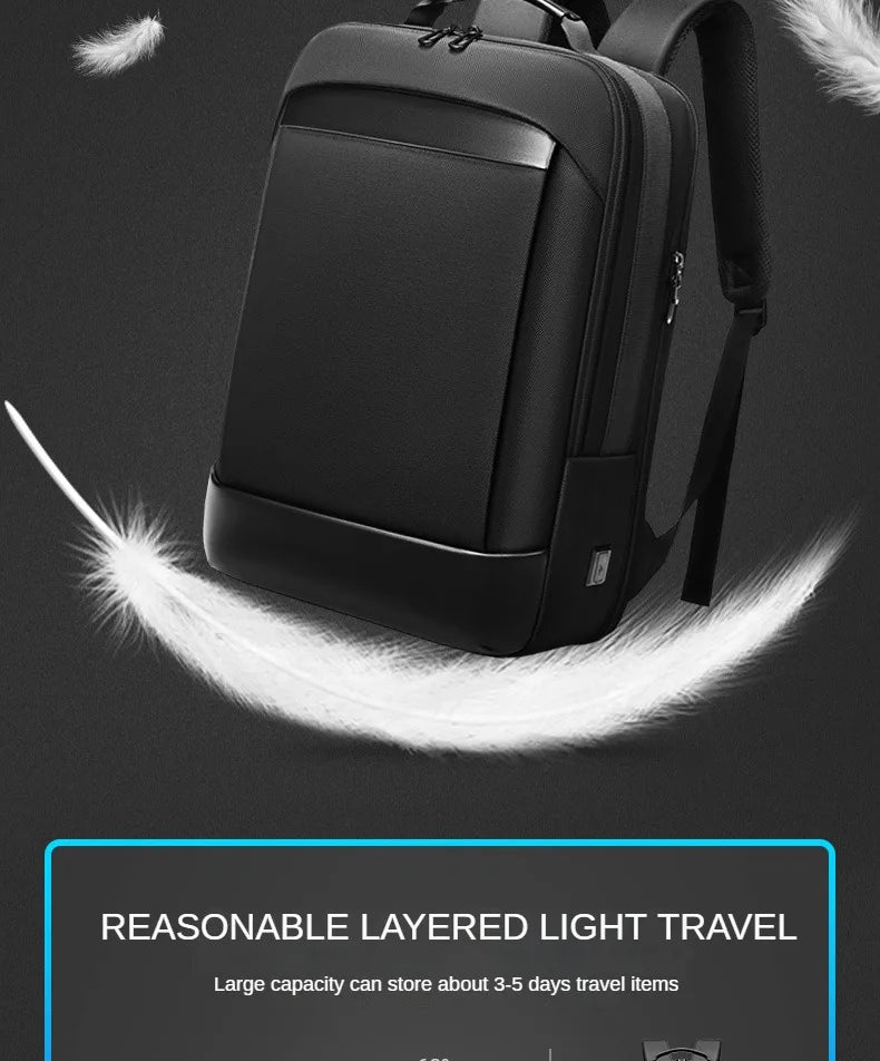 Business Men's High-end Computer Backpack With Logo Company Travel Backpack Printed Name And Pattern