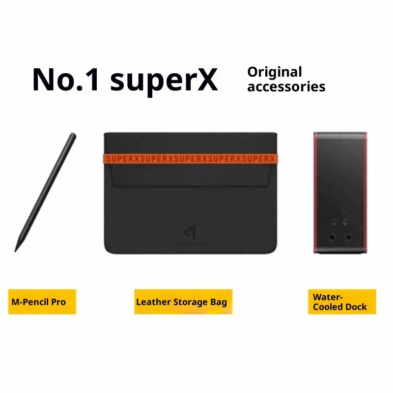 Super X Gaming Handheld Accessories Stylus Storage Bag Water-Cooled Dock Tempered Film Game Controller  For Onexplayer Super X