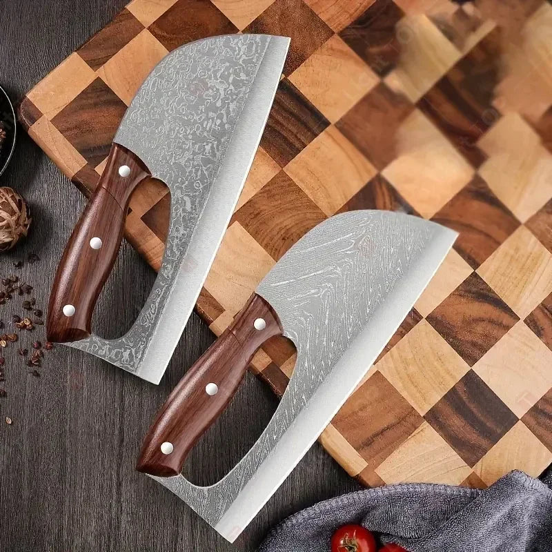 7.8inch Kitchen Knife Multifunctional Effort Saving Knives Household Chopping Knife Meat Cleaver Butcher Knife Kitchen Supplies