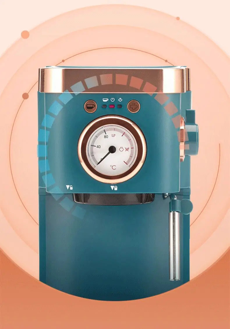 Coffee machine Household Italian high pressure steam beating milk foam grinding beans freshly brewed coffee coffee machine new