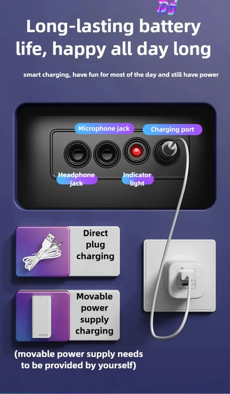 Kid DJ Mixer with Microphone Multifunctional Electronic Piano Keyboard Bluetooth DJ Turntable Controller Kid Musical Instrument