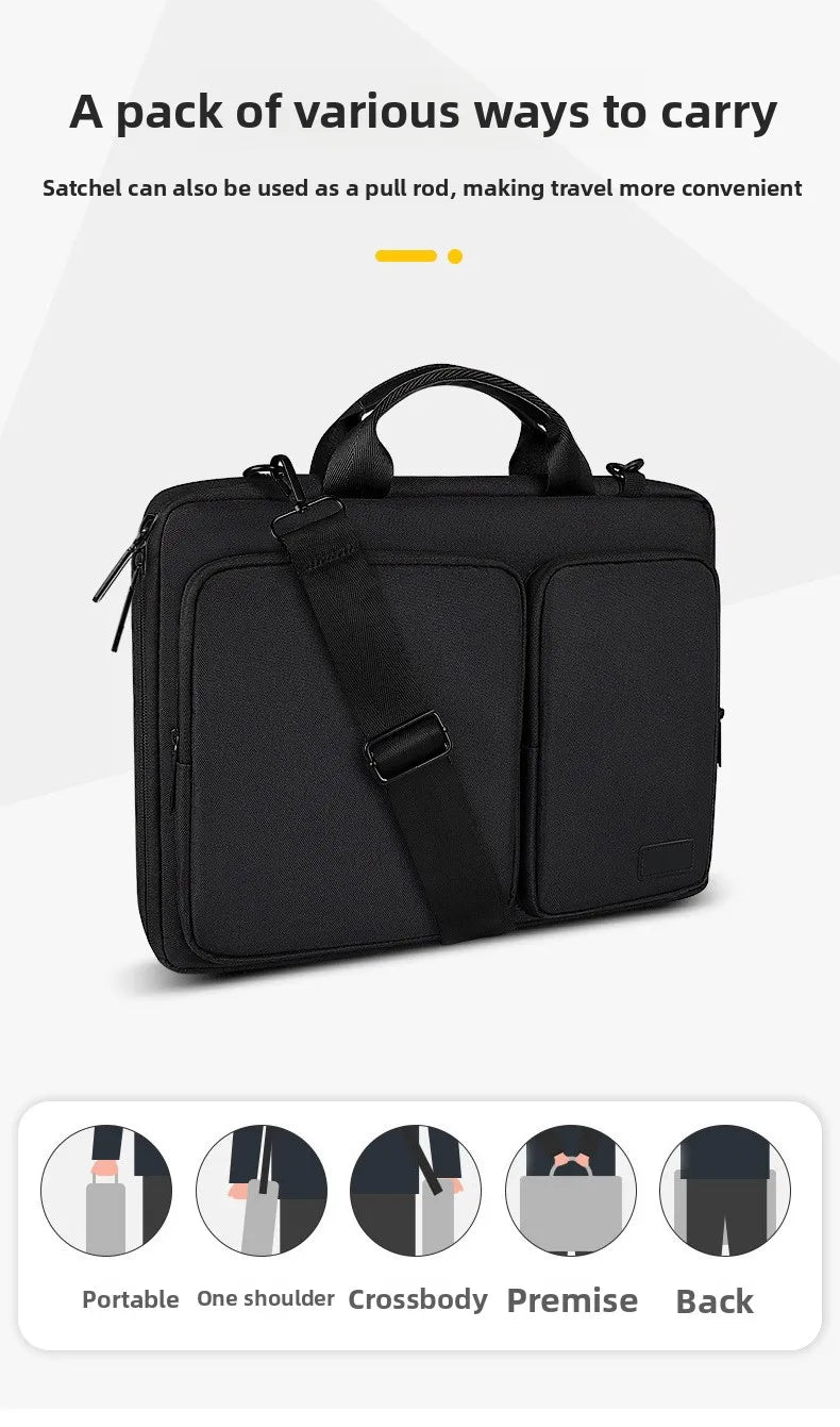 Laptop Bag Handbag 13 14 15 inch for MacBook Air Pro M1 M2 M3 HP Dell Notebook Shoulder Sleeve Protective Computer Briefcase