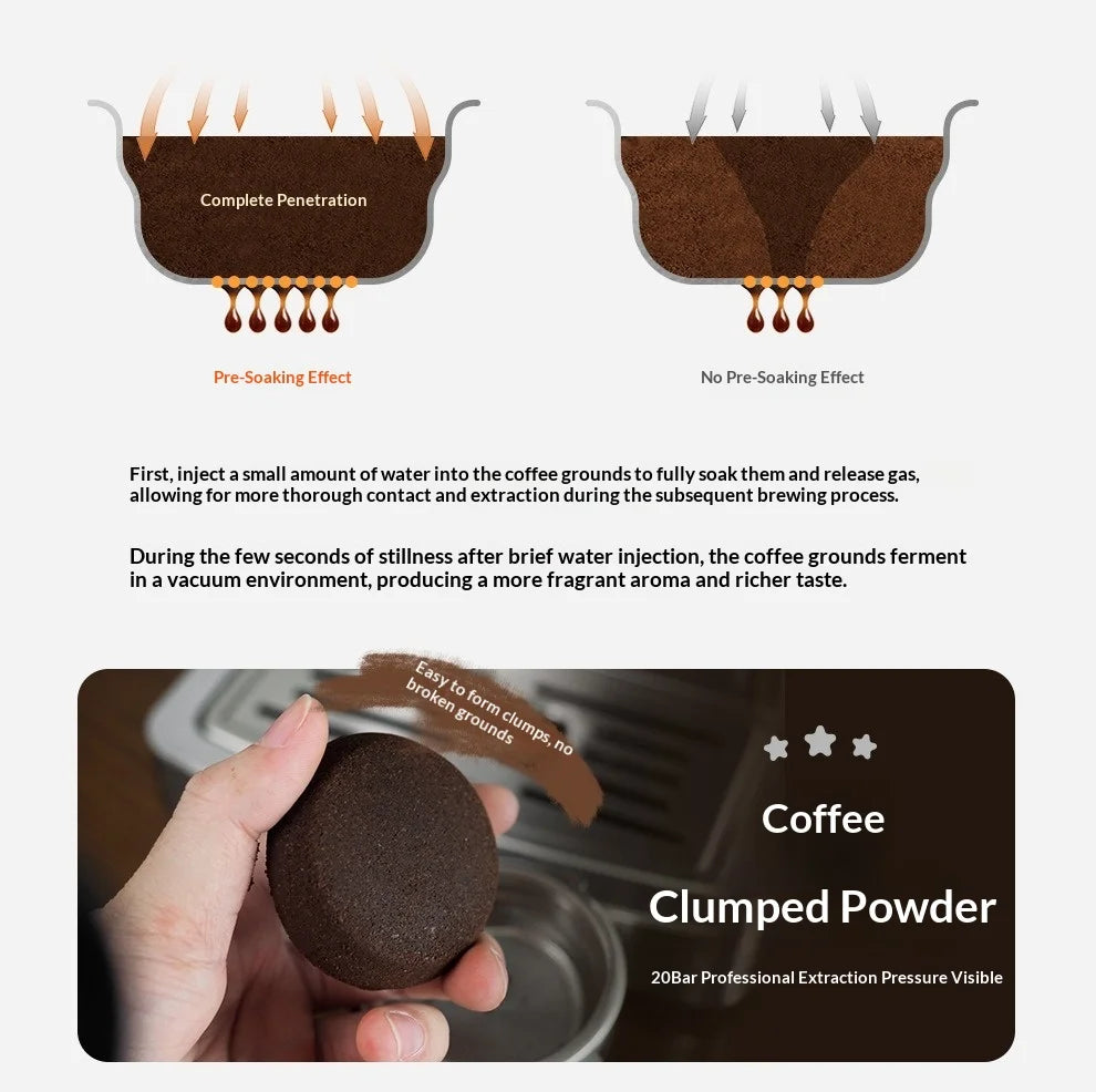 Bean to Cup Professional Barista Coffee Maker Machine Espresso Coffee Machine Best with Grinder