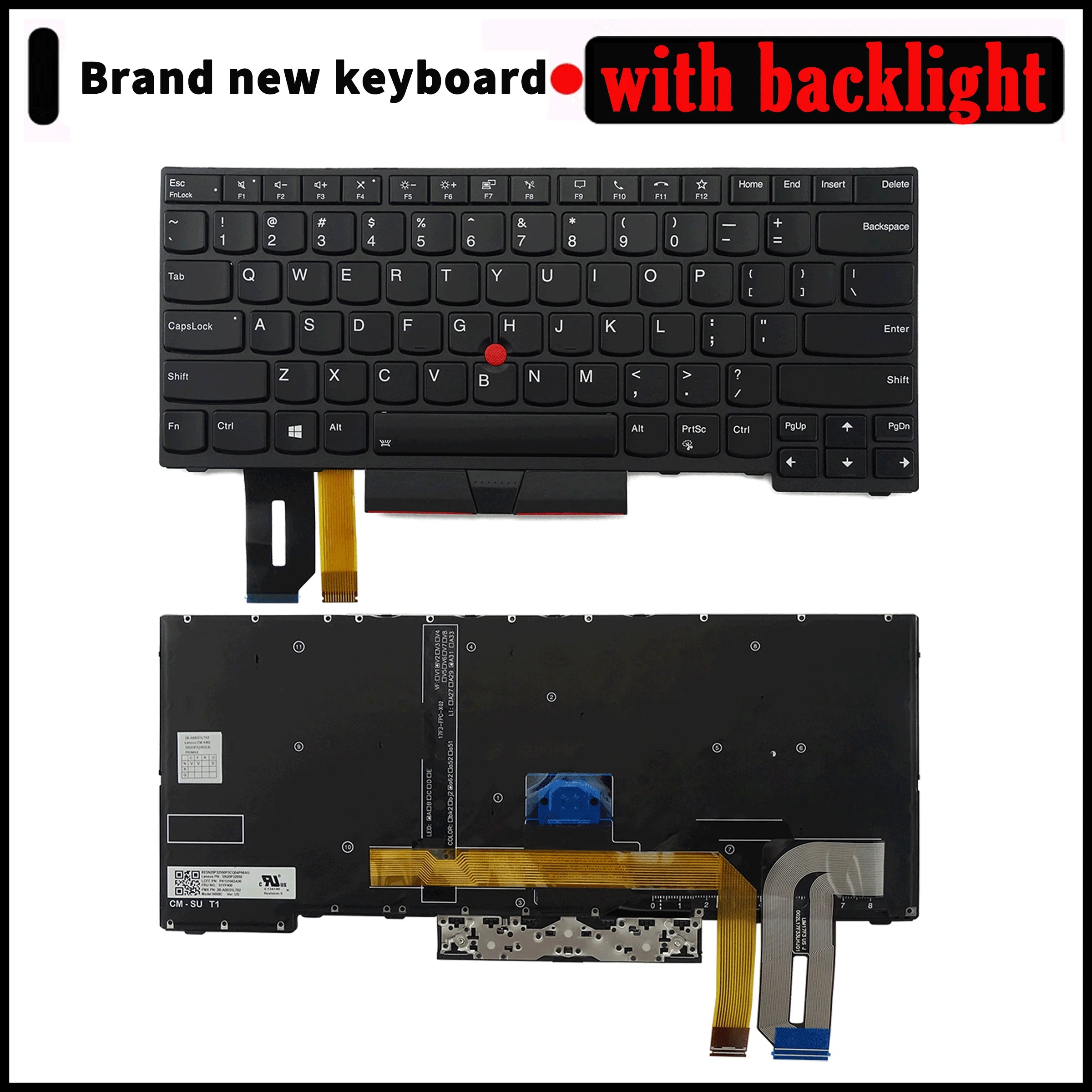 Laptop Replacement Keyboard for Lenovo ThinkPad T14 Gen1 Gen2 P14S Gen1 Gen2 US/BE/BG/DE/IT/LES/RU 5N20V43904 5N20X68869