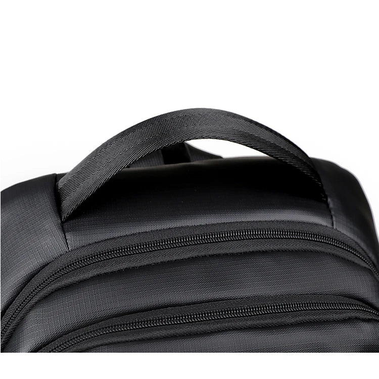 Business backpack, laptop backpack, travel bag, black, large capacity, suitable for different scenarios