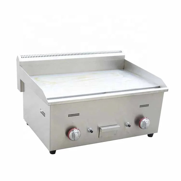 Discount Catering Use Kitchen Cook Table Top Commercial Jumbo Thicken Stainless Steel Plate Gas Griddle for Restaurant