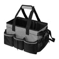 Large Cleaning Supplies Organizer with Handle Kitchen Cleaning Supplies Storage Bag Detachable Divider for Cleaners Housekeepers