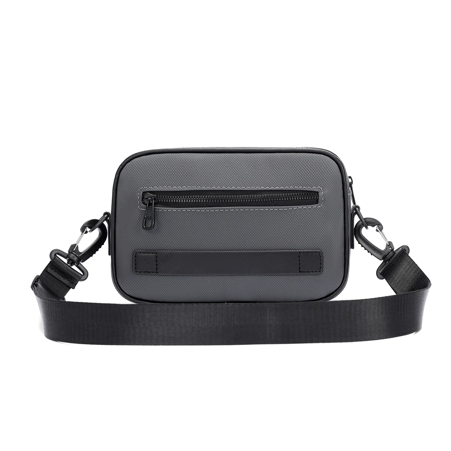 Adjustable Strap Men's Business Bag – Soft PU Leather Crossbody for Commute Travel & Daily Use