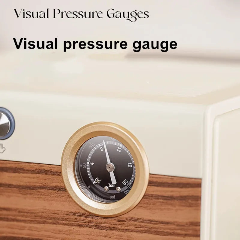 Coffee Maker Stainless Steel Italian Household Small Semi-Automatic Coffee Machine Steam Milk Bubble Concentration Office Steam