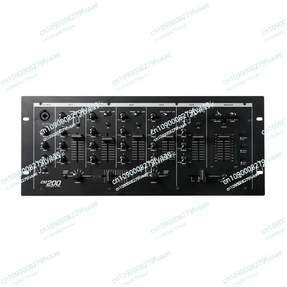 Professional DJ Mixer 5 Channel Output with EQ Music DJ Mixer