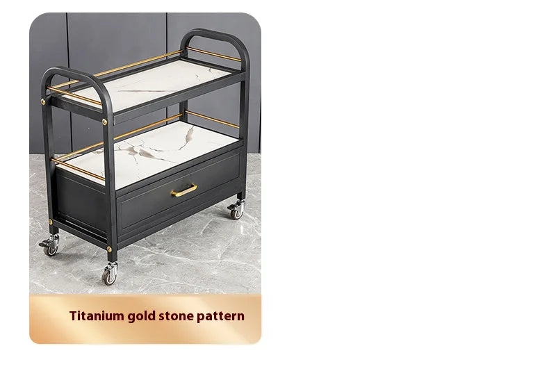 Stainless Steel Utility Cart Restaurant Bar and Hotel Dining Wine Cart Second-Hand Mobile Food Delivery Trolley