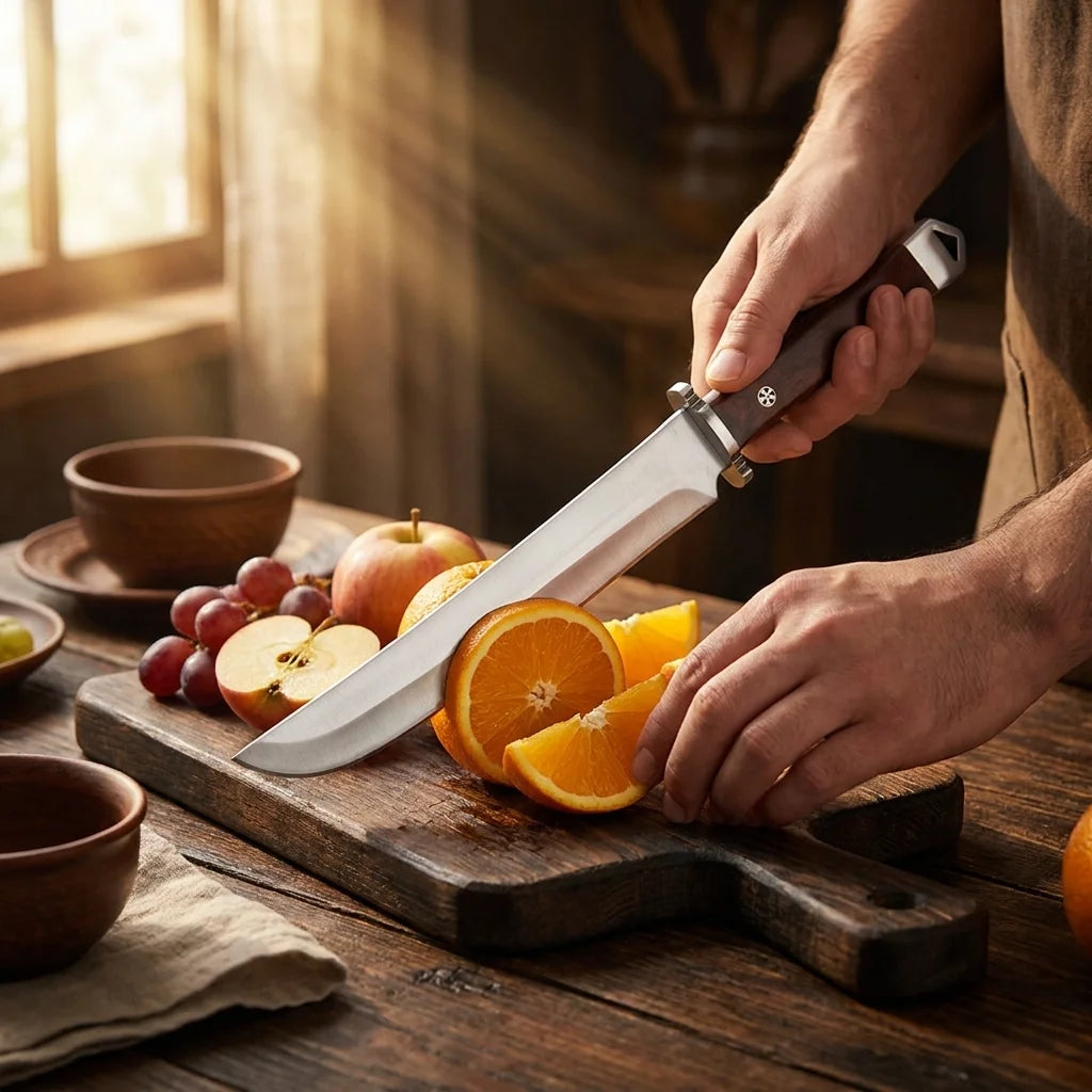 1 piece Butcher Chopping Knife  High Hardness Stainless Steel Kitchen Knife with Wood Handle Meat Cleaver Utility Cooking Knife