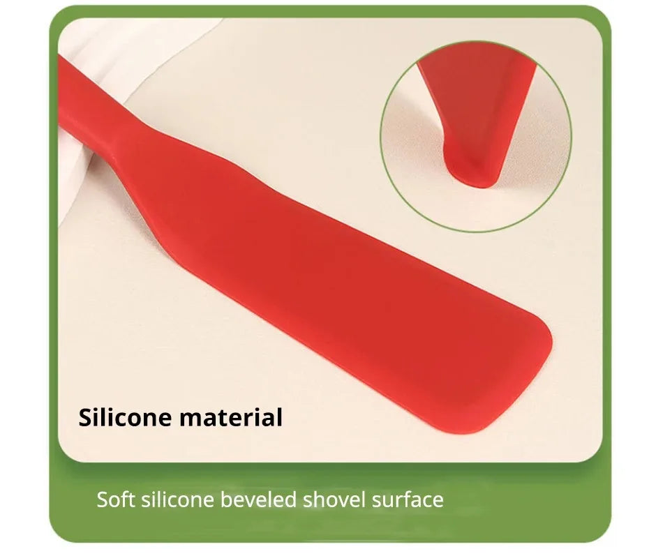 Silicone Frying Shovel Non-stick Surface Kitchen Pancake Fried Egg Transfer Shovel Steak Shovel Kitchen Baking Tools