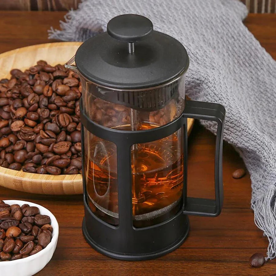 Stainless Steel Tea Coffee Brewer with Filter Heat-Resistant Anti-Rust Multifunctional with Handle Tea Maker for Making Coffee